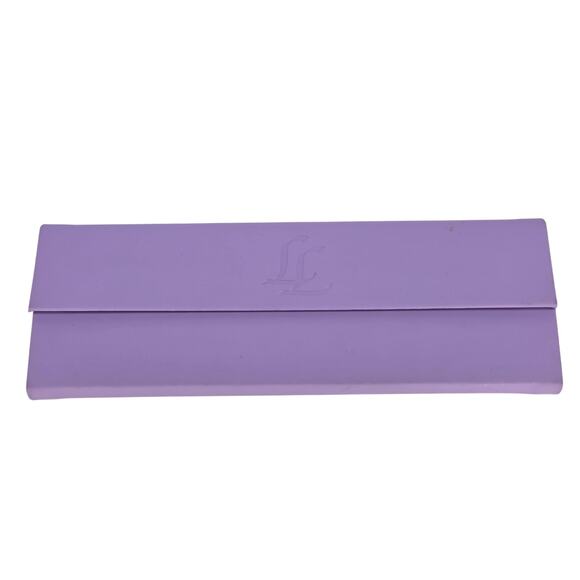 Lisa Loeb Eyewear Lavender Purple Eyeglass Frame Case - Picture 1 of 8